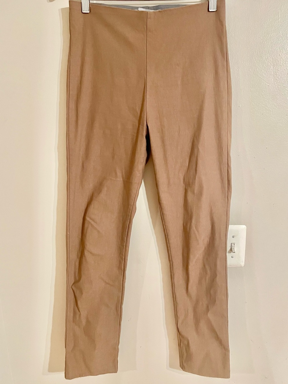 Gretchen Scott Gripeless Beige Pull on Pants Sz Small- EUC